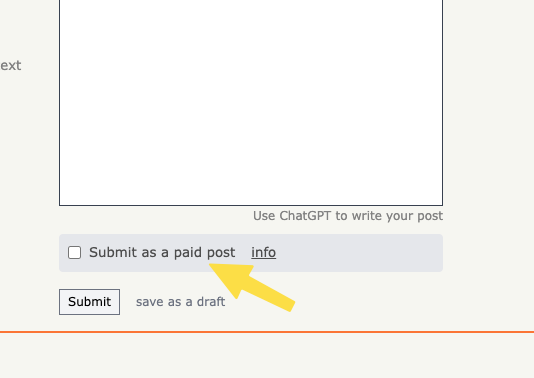 HN+ - Setting up paid posts 2