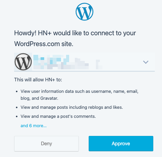 Integrating HN+ with WordPress